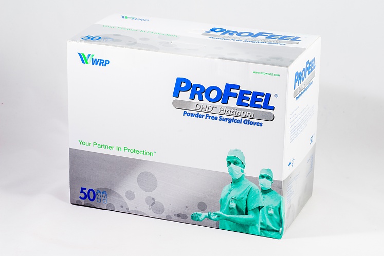 Профіл ДГД Платинум Неопудрені Хірургічні Рукавички, Стерильні, Латексні